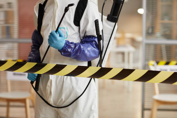 Professional Sewage Cleanup technician working in Newton, NC